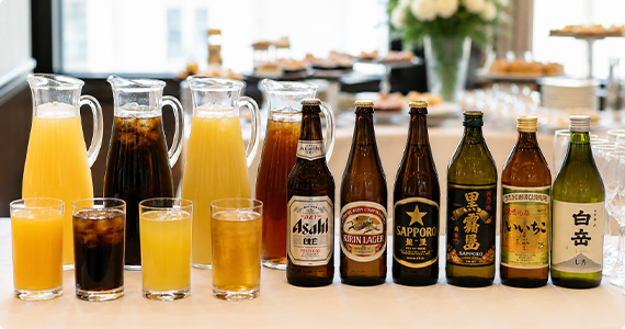アルコール+ソフトドリンク飲み放題